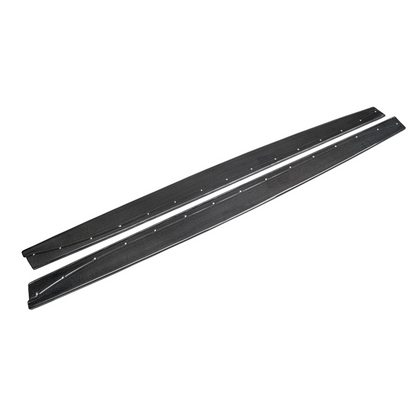 2015-20 BMW F82 M4 Extended Carbon Fiber Side Skirts Rocker Panels image 1