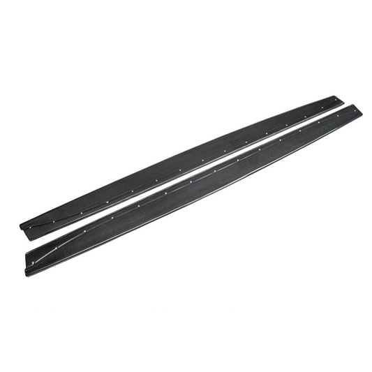 2015-20 BMW F82 M4 Extended Carbon Fiber Side Skirts Rocker Panels image 1