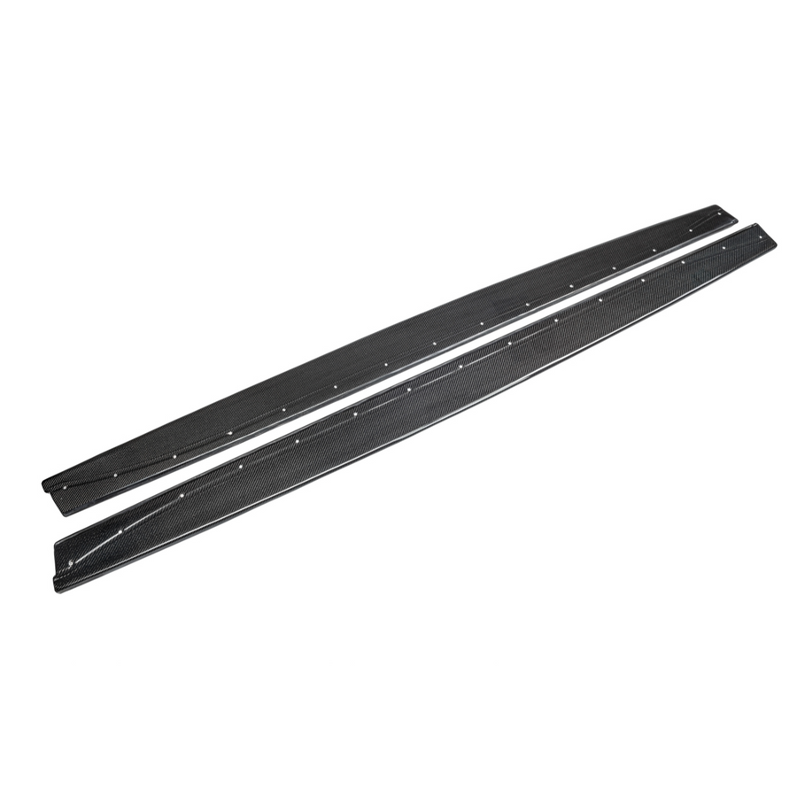 2015-20 BMW F82 M4 Extended Carbon Fiber Side Skirts Rocker Panels image 1