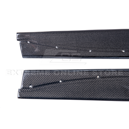 2015-20 BMW F82 M4 Extended Carbon Fiber Side Skirts Rocker Panels image 6