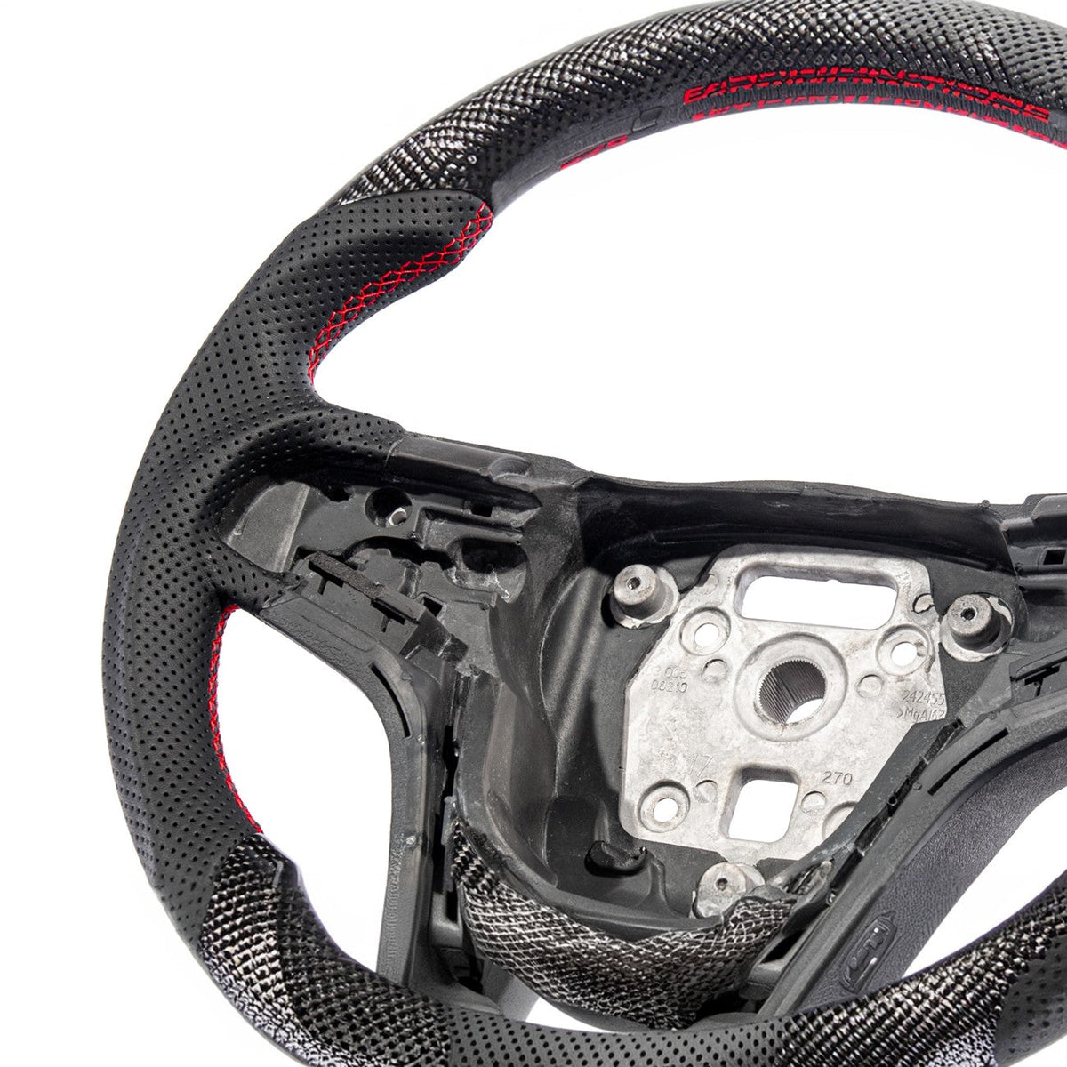 2012-2015 Chevrolet Camaro Carbon Fiber Replacement Steering Wheel image 4