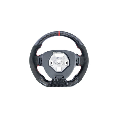 2016-2024 Chevrolet Camaro Carbon Fiber Round Top Flat Bottom Replacement Steering Wheel image 12