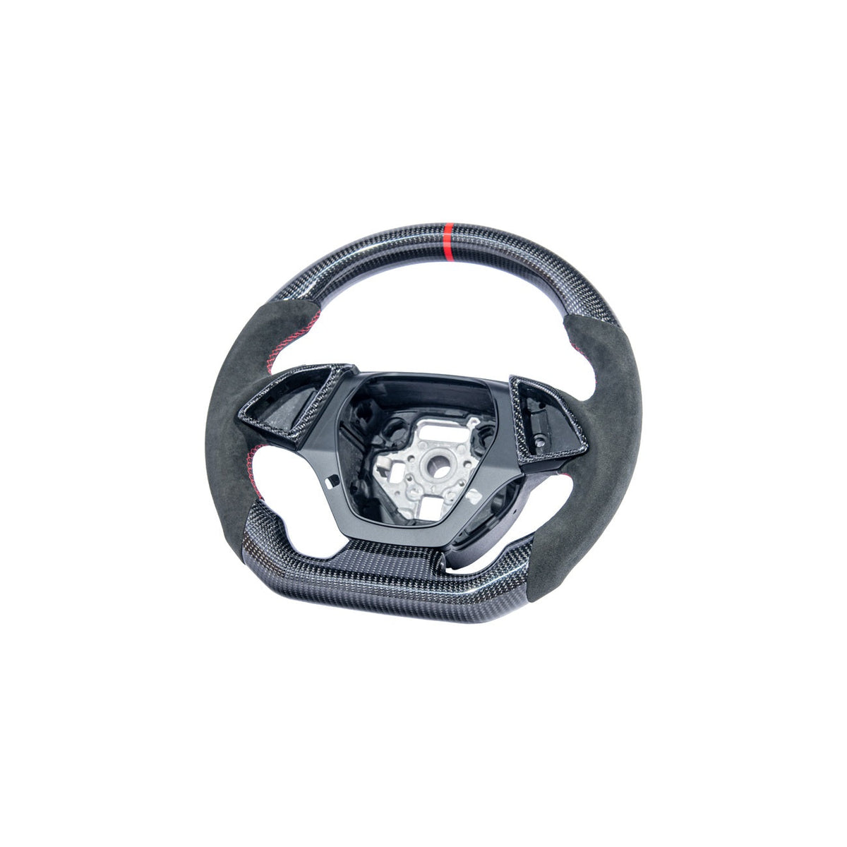 2016-2024 Chevrolet Camaro Carbon Fiber Round Top Flat Bottom Replacement Steering Wheel image 18
