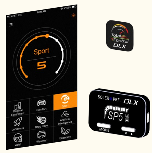 SE0536-TC DLX Bluetooth® Throttle Controller: Silverado/ Sierra/ Suburban/ Tahoe/ Yukon/ Escalade ('07+), Pontiac G5/G6/Solstice