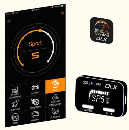 SE0161-TC DLX Bluetooth® Throttle Controller: Toyota Tacoma & FJ Cruiser (2005-Present), and Other Models.