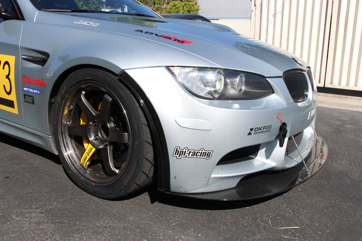 Carbon Fiber Front Bumper Spats - BMW E92 M3