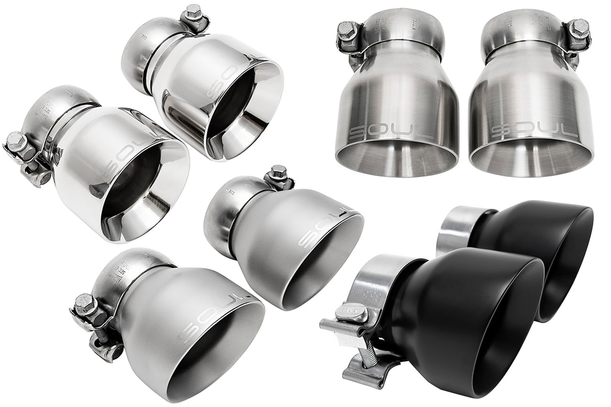 718 4.0L SOUL Bolt On Exhaust Tips
