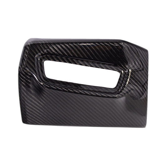 2020-Up Toyota Supra Carbon Fiber JDM Factory Style Headlight Switch Cover image 2