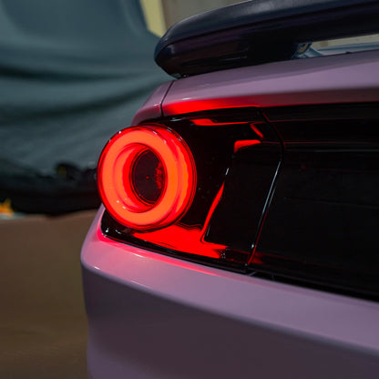 2015-2023 Ford Mustang Ferrari Style LED Red Lens Sequential Rear Taillights image 16