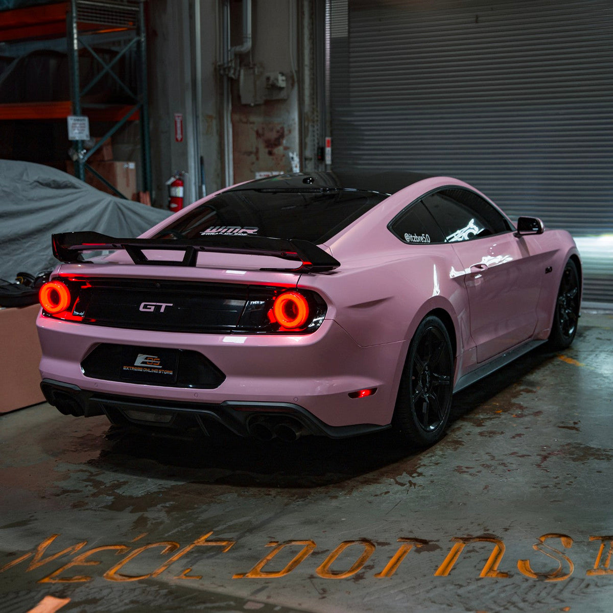 2015-2023 Ford Mustang Ferrari Style LED Red Lens Sequential Rear Taillights image 24