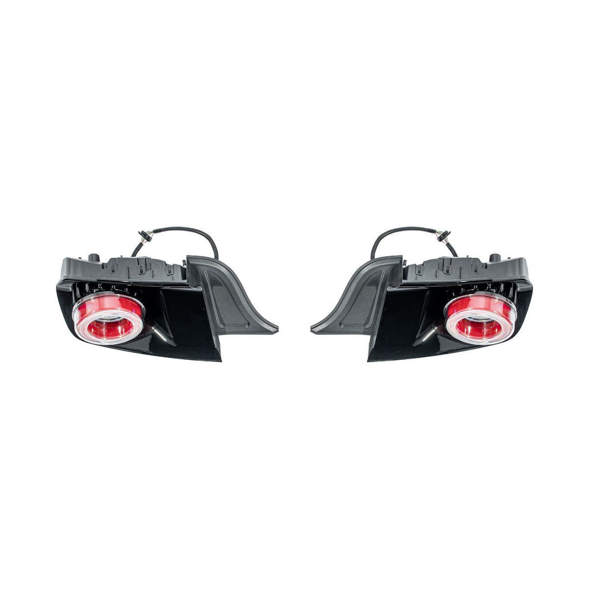 2015-2023 Ford Mustang Ferrari Style LED Red Lens Sequential Rear Taillights image 19
