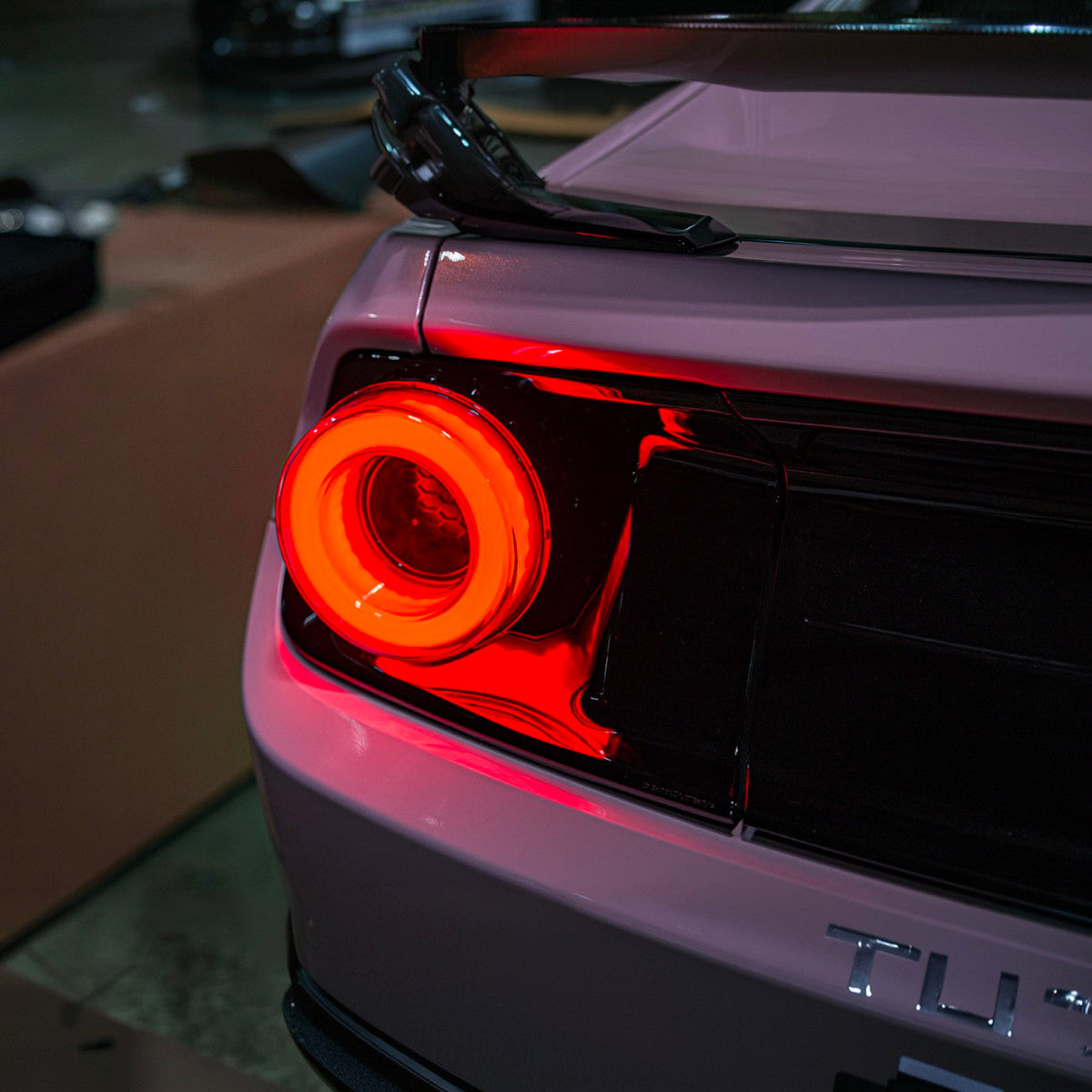 2015-2023 Ford Mustang Ferrari Style LED Red Lens Sequential Rear Taillights image 4