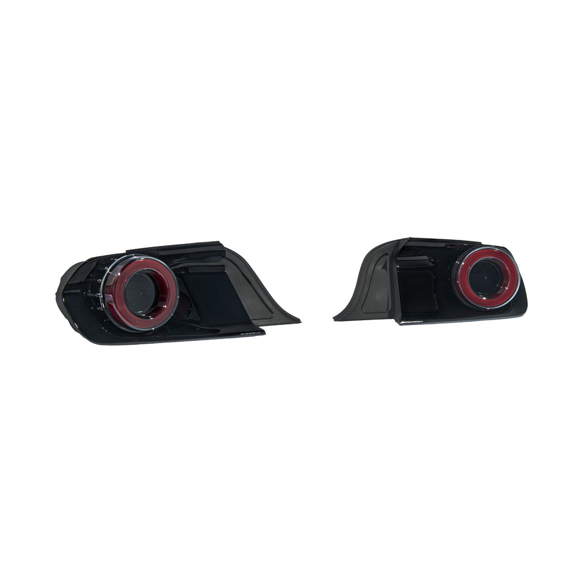 2015-2023 Ford Mustang Ferrari Style LED Red Lens Sequential Rear Taillights image 2