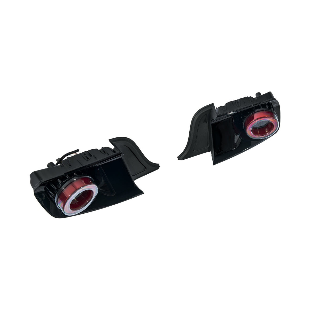 2015-2023 Ford Mustang Ferrari Style LED Red Lens Sequential Rear Taillights image 5