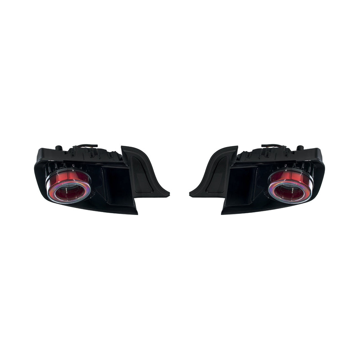 2015-2023 Ford Mustang Ferrari Style LED Red Lens Sequential Rear Taillights image 7