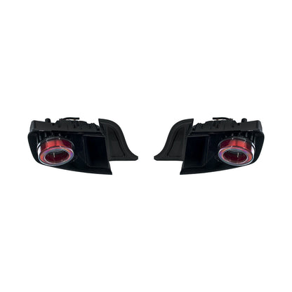 2015-2023 Ford Mustang Ferrari Style LED Red Lens Sequential Rear Taillights image 7