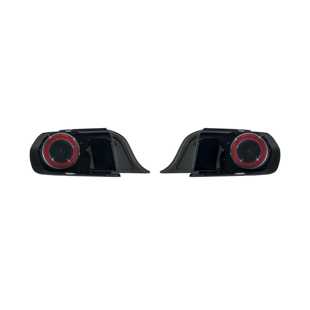 2015-2023 Ford Mustang Ferrari Style LED Red Lens Sequential Rear Taillights image 9