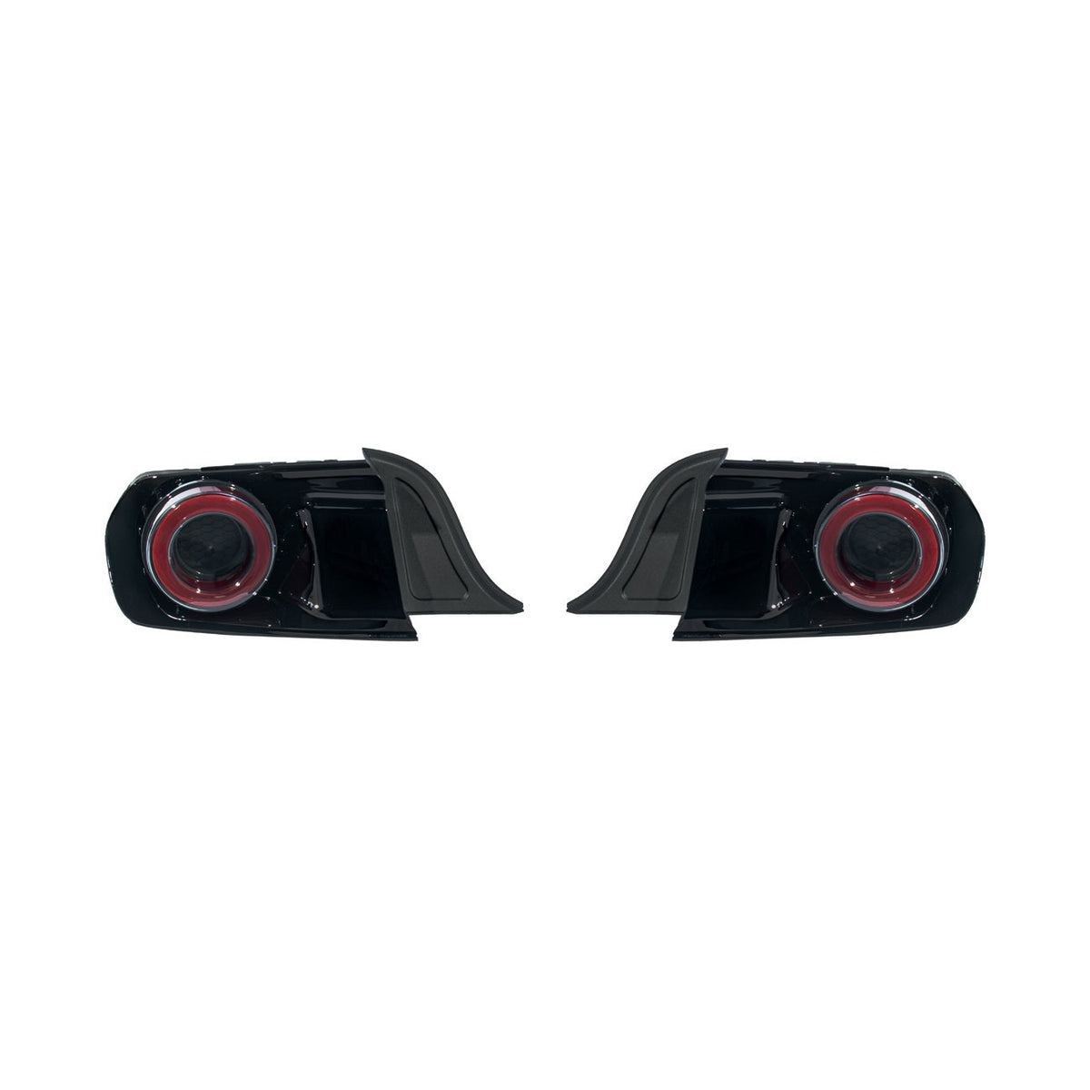2015-2023 Ford Mustang Ferrari Style LED Red Lens Sequential Rear Taillights image 11