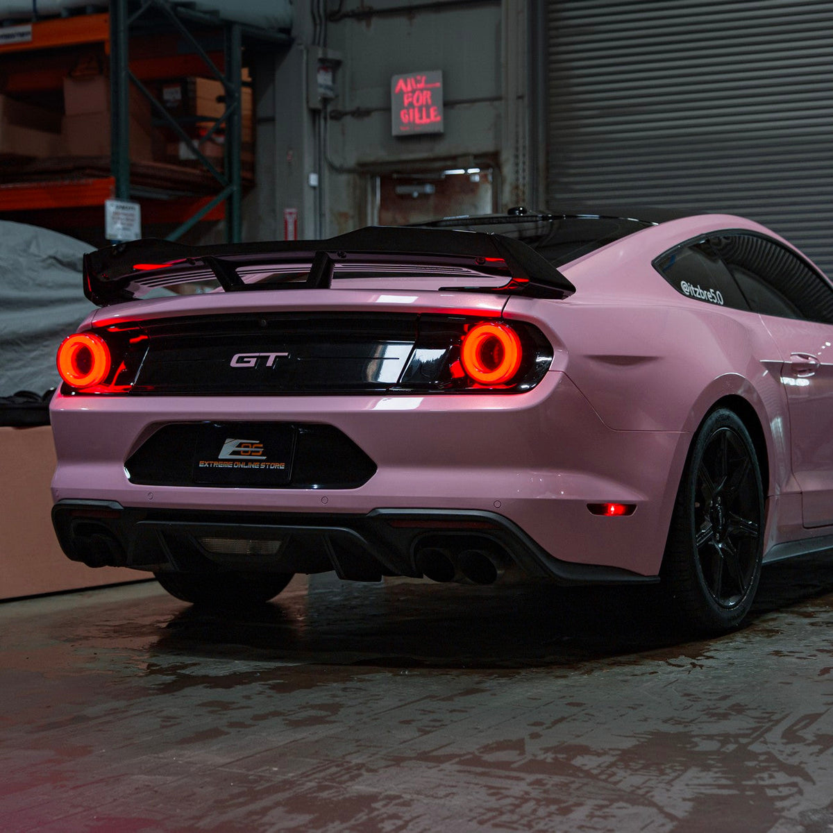 2015-2023 Ford Mustang Ferrari Style LED Red Lens Sequential Rear Taillights image 30