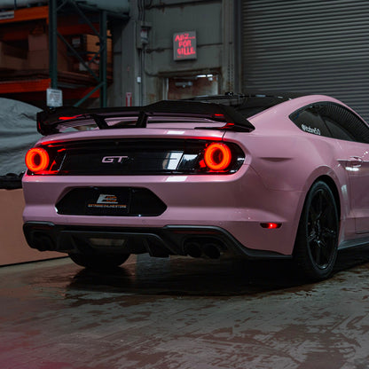 2015-2023 Ford Mustang Ferrari Style LED Red Lens Sequential Rear Taillights image 30
