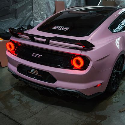 2015-2023 Ford Mustang Ferrari Style LED Red Lens Sequential Rear Taillights image 34