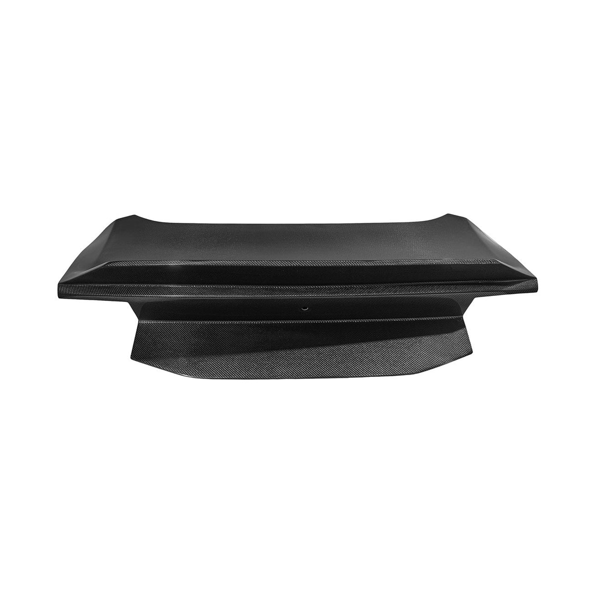 2024-Up Ford Mustang Carbon Fiber Replacement Rear Trunk with Integrated Ducktail Spoiler image 4