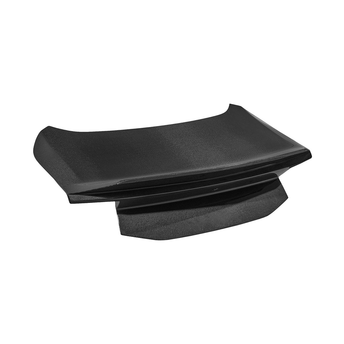 2024-Up Ford Mustang Carbon Fiber Replacement Rear Trunk with Integrated Ducktail Spoiler image 6