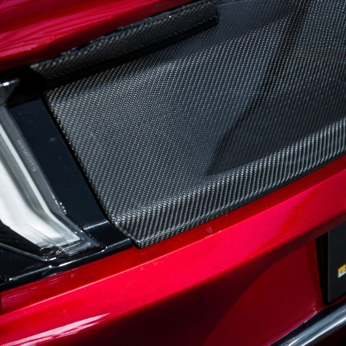2015-2017 Ford Mustang Carbon Fiber Factory Style Rear Trunk Deck Lid Applique Panel Cover Overlay image 7