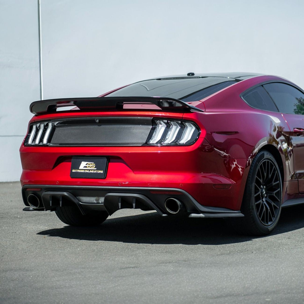 2015-2017 Ford Mustang Carbon Fiber Factory Style Rear Trunk Deck Lid Applique Panel Cover Overlay image 9