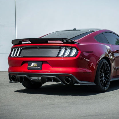2015-2017 Ford Mustang Carbon Fiber Factory Style Rear Trunk Deck Lid Applique Panel Cover Overlay image 9