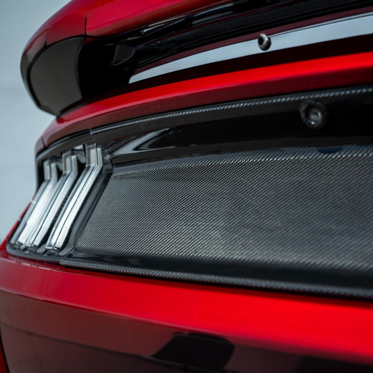 2015-2017 Ford Mustang Carbon Fiber Factory Style Rear Trunk Deck Lid Applique Panel Cover Overlay image 10