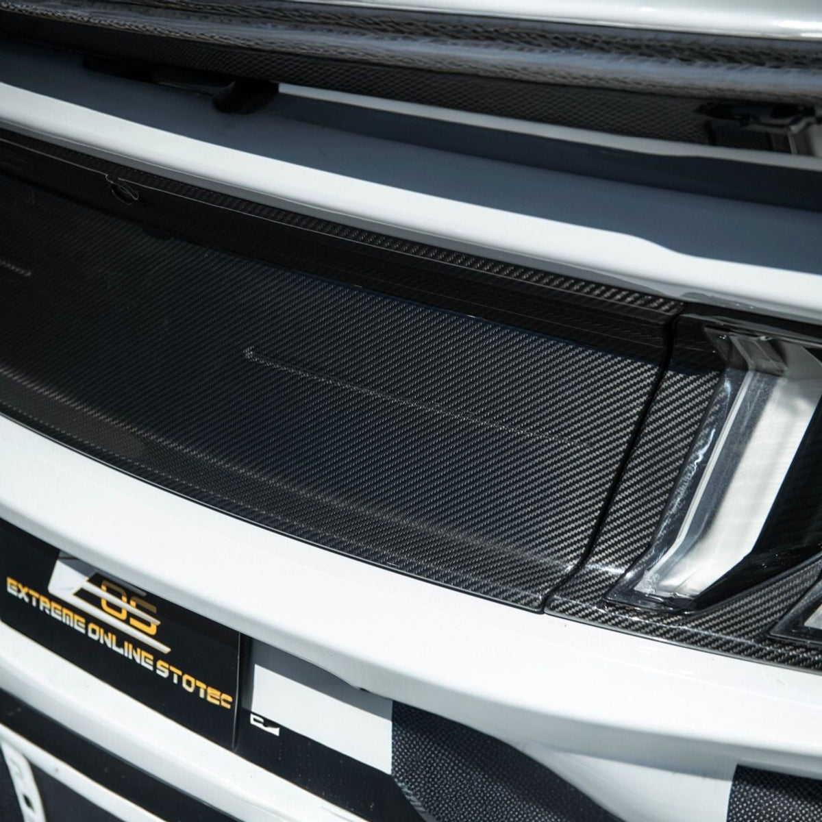 2018-2023 Ford Mustang Carbon Fiber Factory Style Rear Trunk Deck Lid Applique Panel Cover image 5