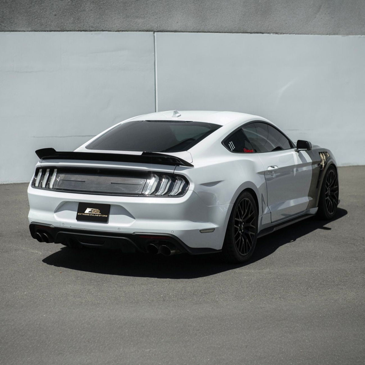 2018-2023 Ford Mustang Carbon Fiber Factory Style Rear Trunk Deck Lid Applique Panel Cover image 6