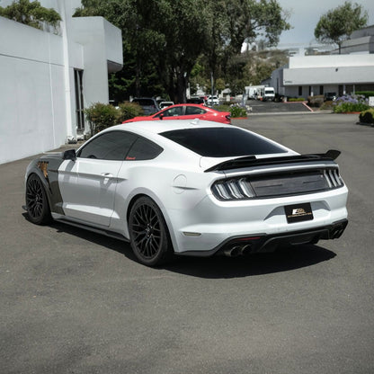 2018-2023 Ford Mustang Carbon Fiber Factory Style Rear Trunk Deck Lid Applique Panel Cover image 7