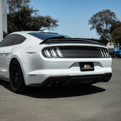 2018-2023 Ford Mustang Carbon Fiber Factory Style Rear Trunk Deck Lid Applique Panel Cover image 9