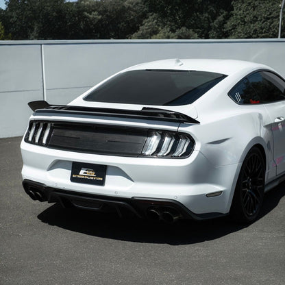 2018-2023 Ford Mustang Carbon Fiber Factory Style Rear Trunk Deck Lid Applique Panel Cover image 10