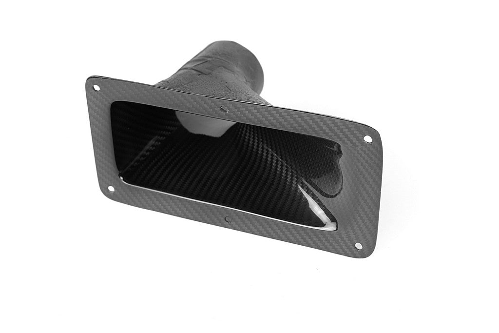 Carbon Fiber Air Inlet Duct w/ Flange-Universal (9.25" X 4.75")