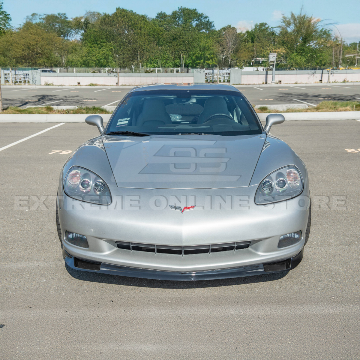 Corvette C6 Base Model ZR1 Conversion Front Splitter Lip image 23