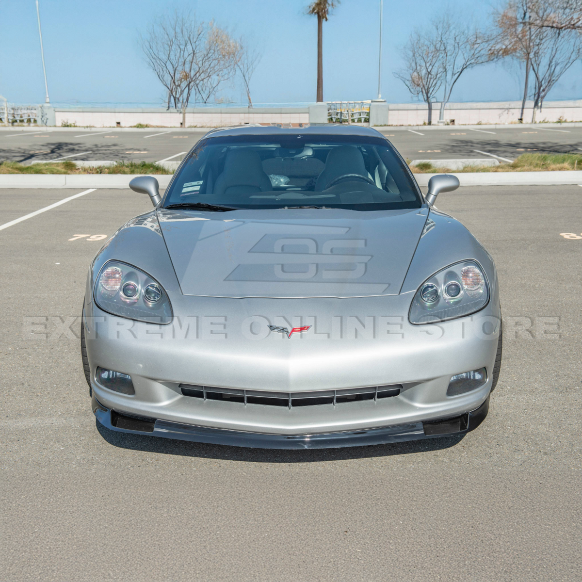 Corvette C6 Base Model ZR1 Conversion Front Splitter Lip image 24