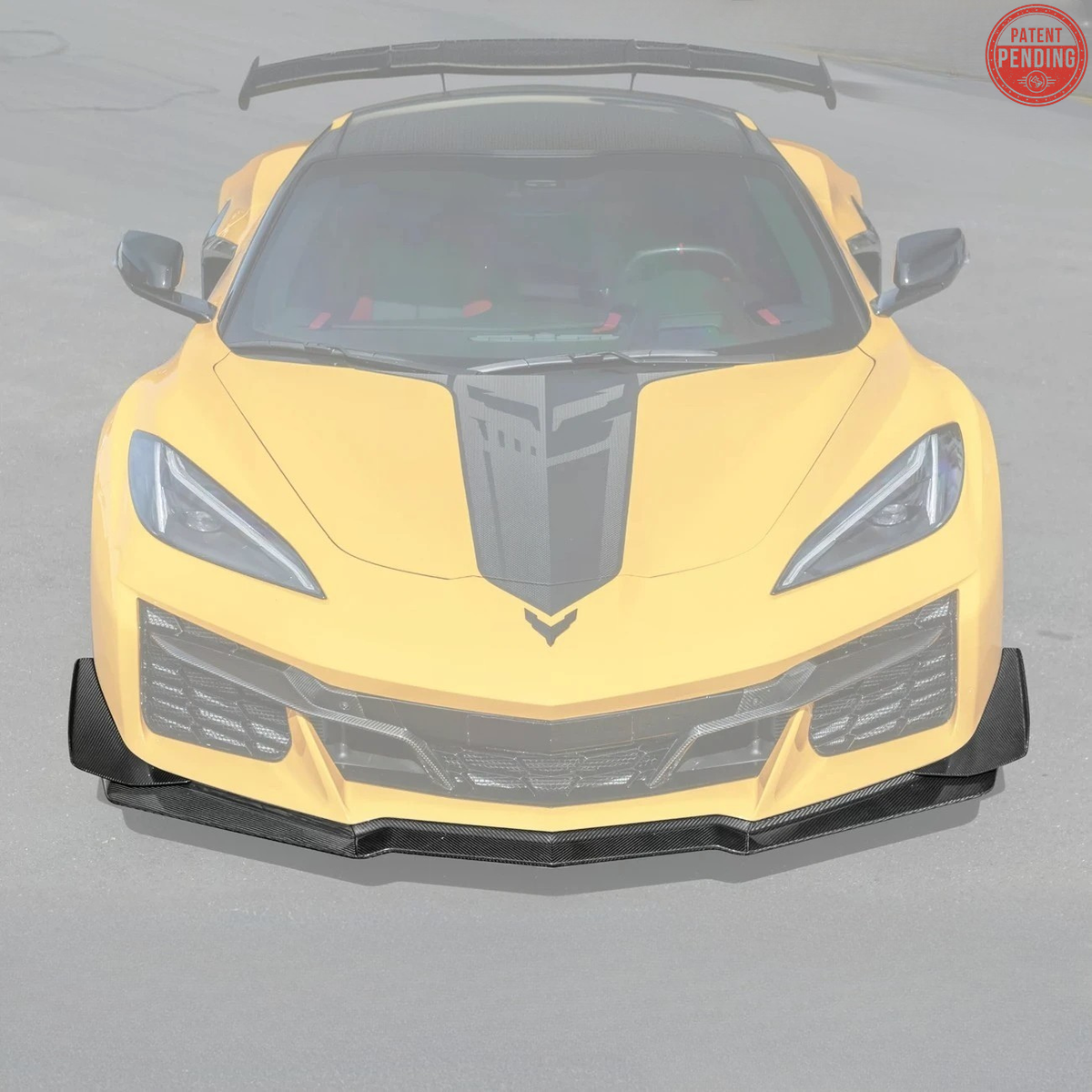 Corvette C8 Z06 / E-Ray DRY CARBON FIBER Front Splitter & Canards [Z07 Extended Package] image 3
