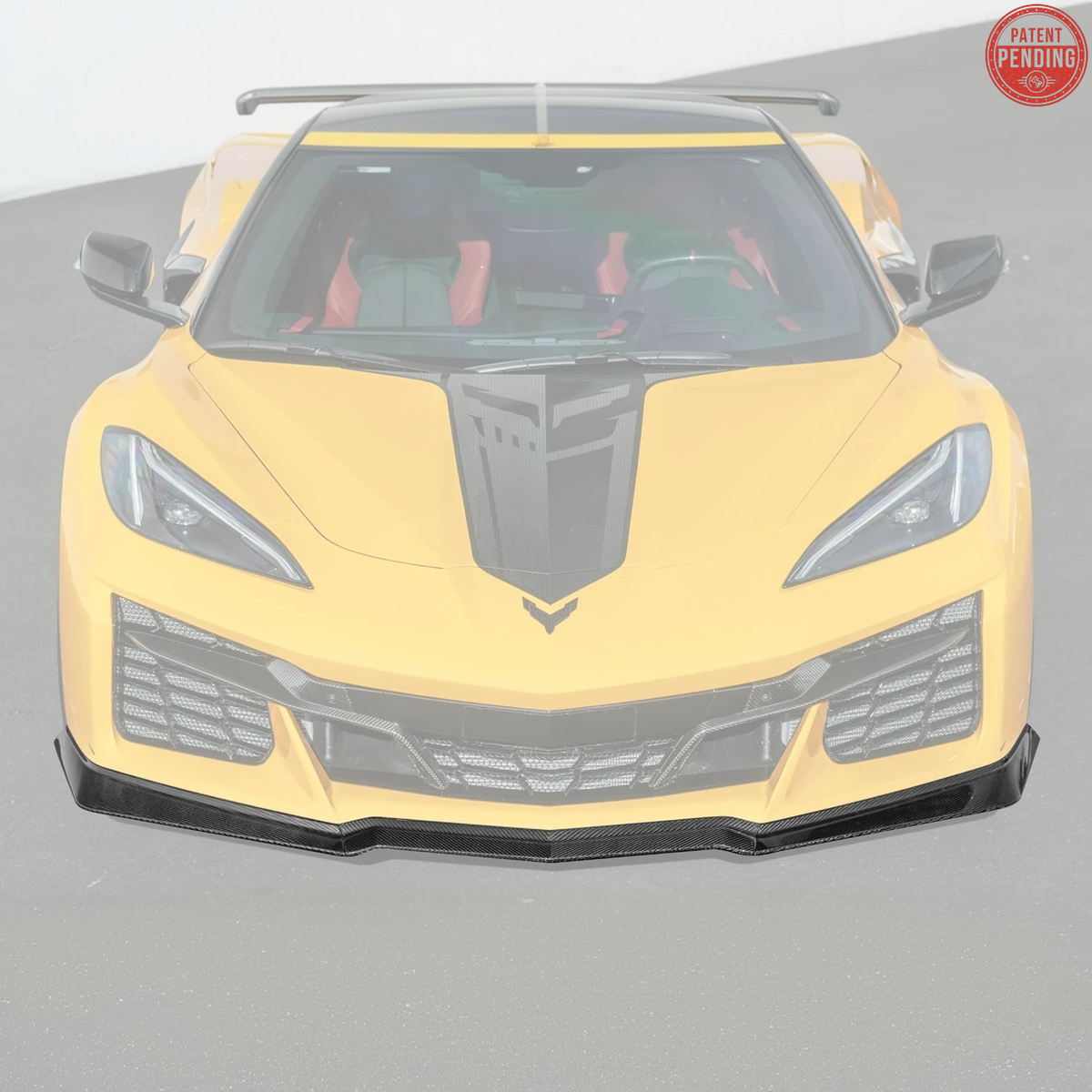 Corvette C8 Z06 / E-Ray DRY CARBON FIBER Front Splitter [Z07 Extended Package] image 1