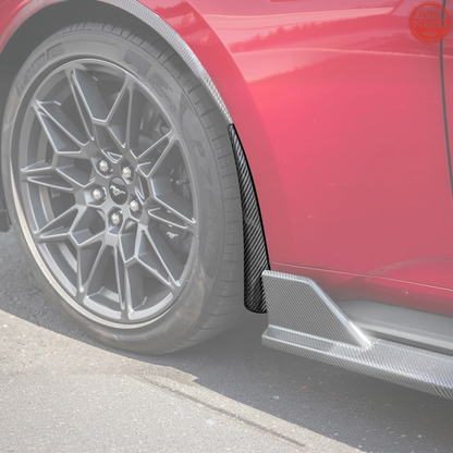 2024+ Ford Mustang Dry Carbon Fiber Mud Flap image 9