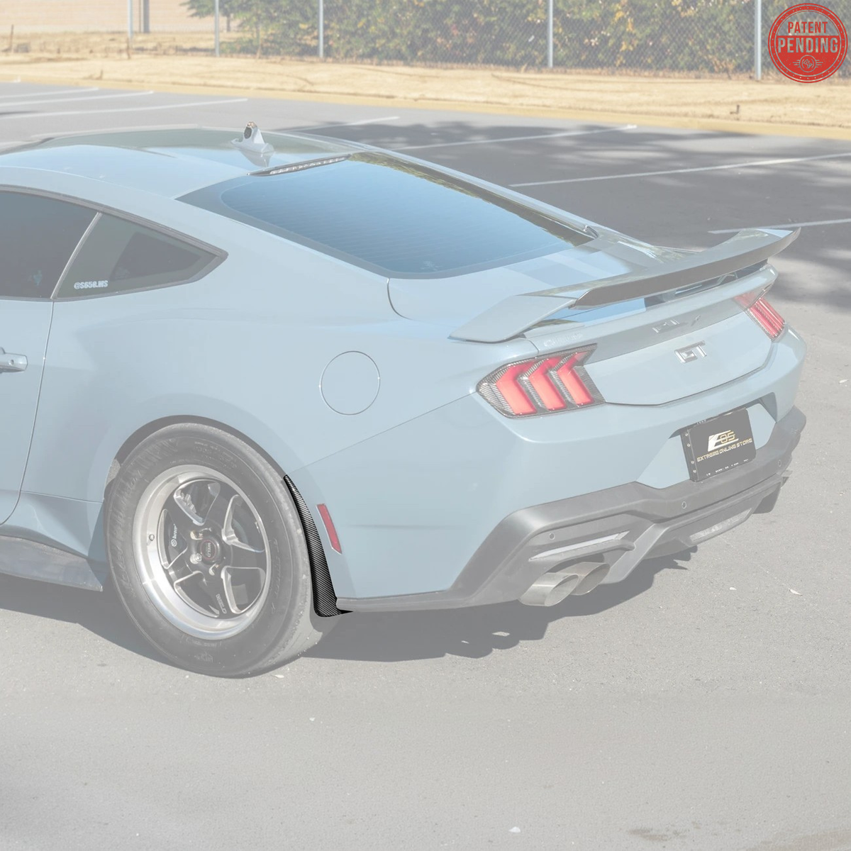 2024+ Ford Mustang Dry Carbon Fiber Mud Flap image 108