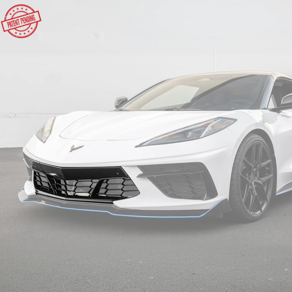 2020-Up Corvette C8 | Z06 Fascia Panel Grille Insert Cover image 3