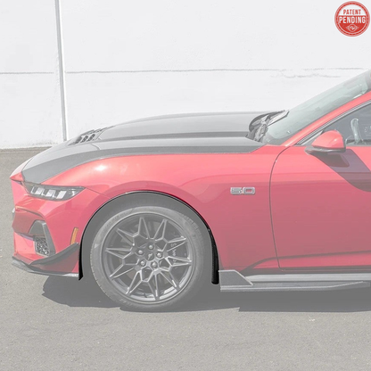 2024+ Ford Mustang DRY CARBON FIBER Fender Flares Mud Flap image 40