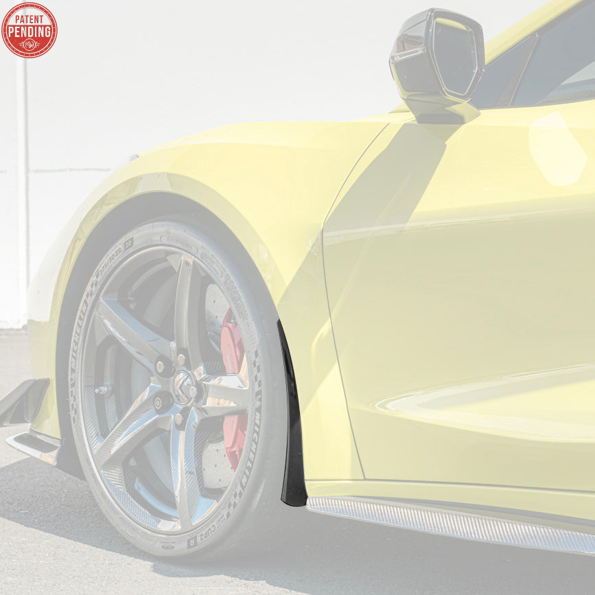 Chevrolet Corvette C8 Z06 / E-Ray XL Extended Front Splash Guards - image 2