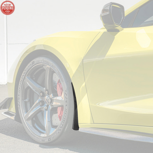 Chevrolet Corvette C8 Z06 / E-Ray XL Extended Front Splash Guards - image 2