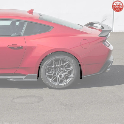 2024+ Ford Mustang DRY CARBON FIBER Fender Flares Mud Flap image 64