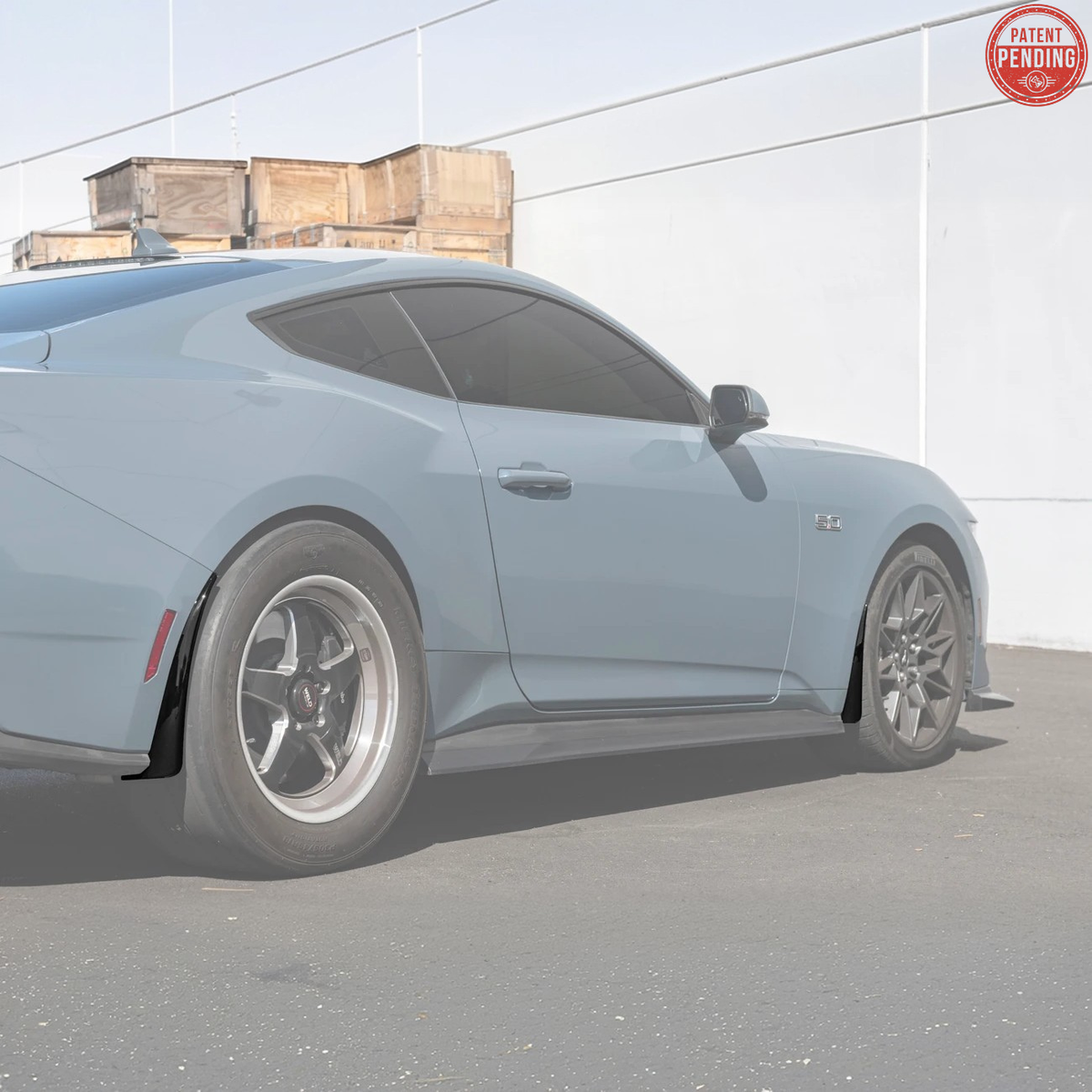 2024+ Ford Mustang Dry Carbon Fiber Mud Flap image 32
