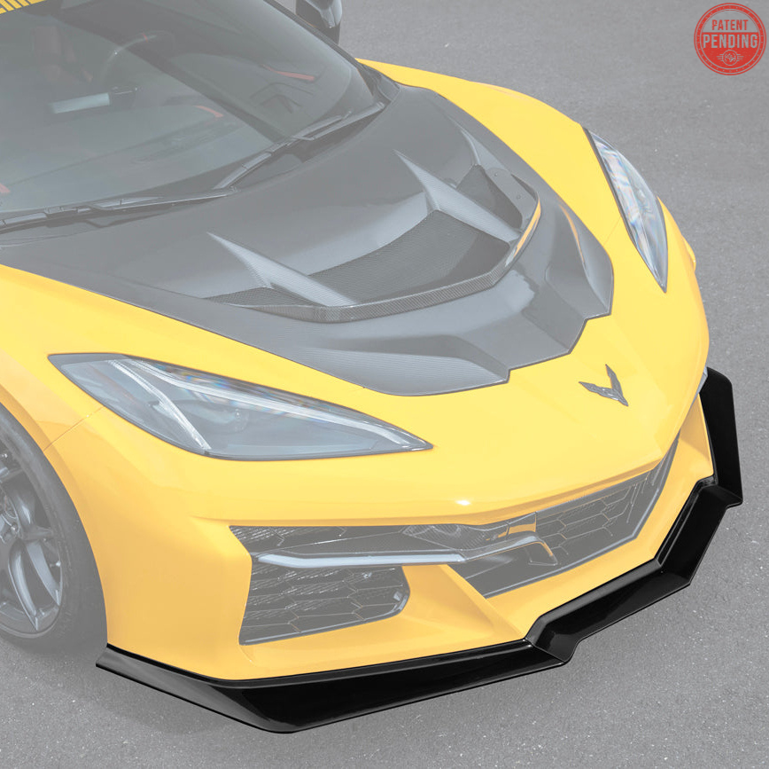 Corvette C8 Z06 / E-Ray DRY CARBON FIBER Front Splitter [Z07 Extended Package] image 25